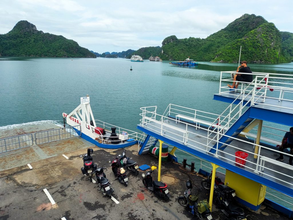 Ferry from Tuan Chau Island to Cat Ba Island